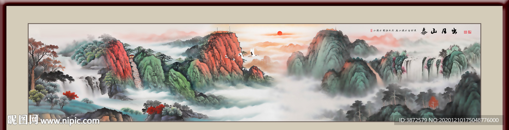 山水画 水墨山水画 意境山水画