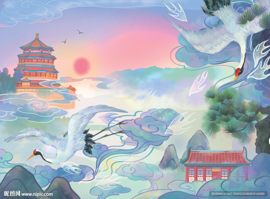 白鹤仙境