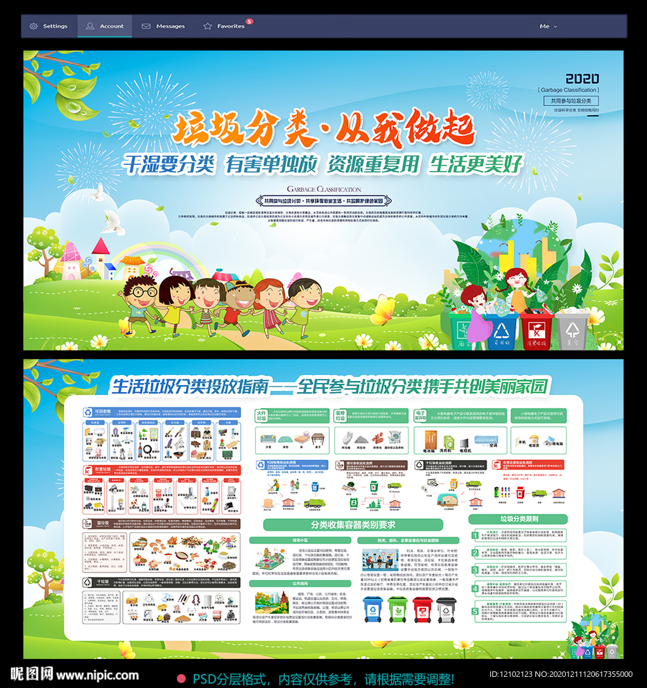 垃圾垃圾分类垃圾分类指南