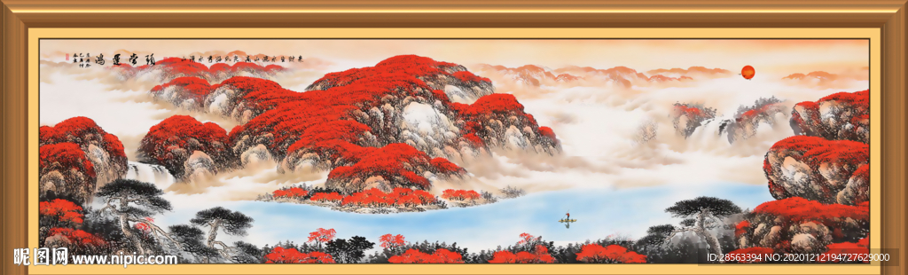 鸿运当头国画鸿运当头