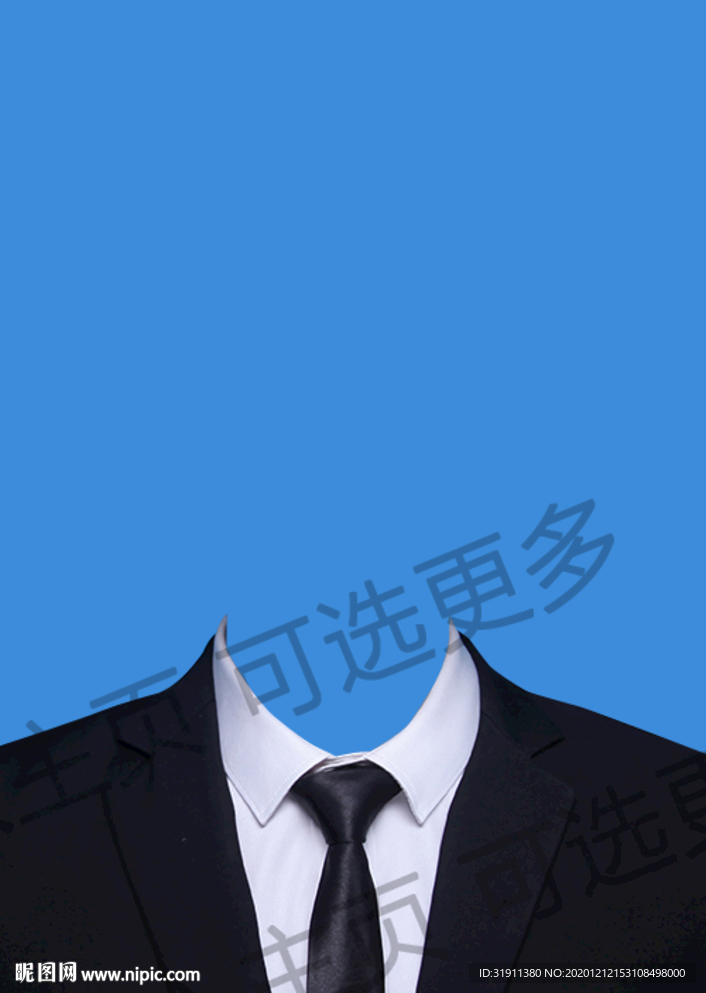 黑色西装模板