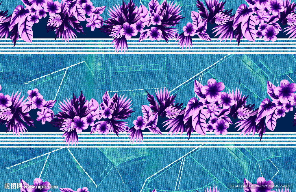 牛仔花