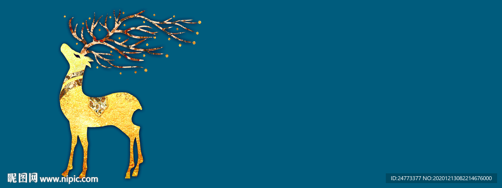 画中画麋鹿底图