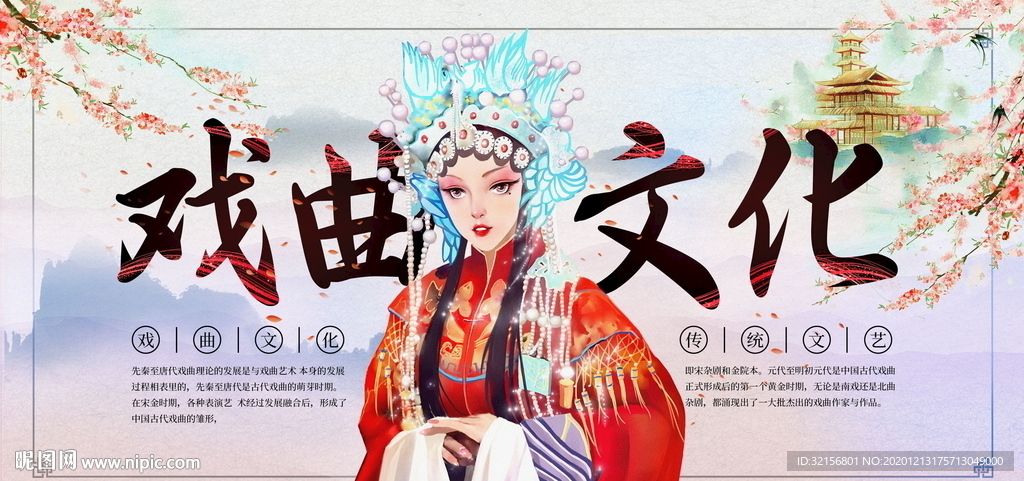京剧展板