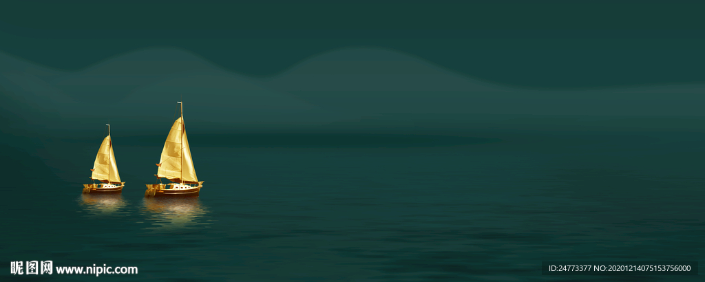 一帆风顺底图设计