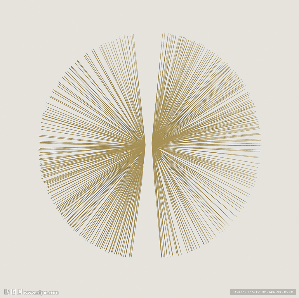 抽象射线装饰画