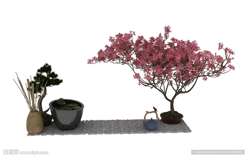 景观布置3d模型