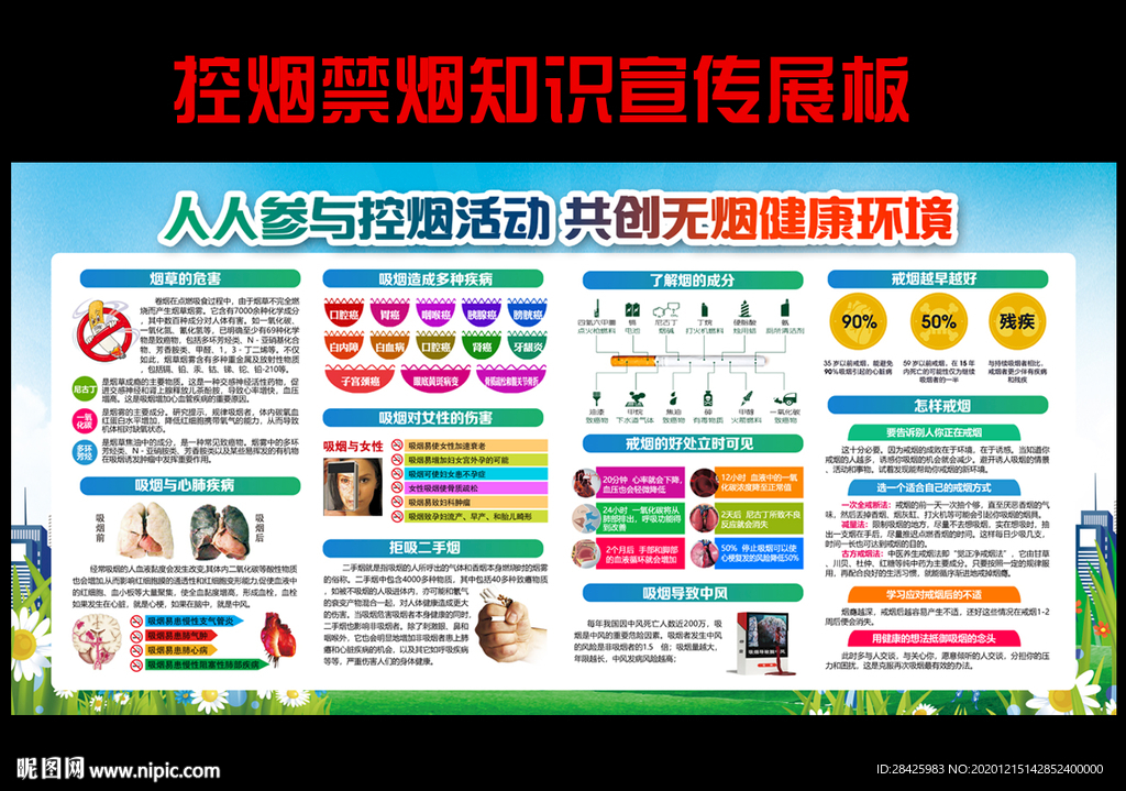 控烟教育宣传栏