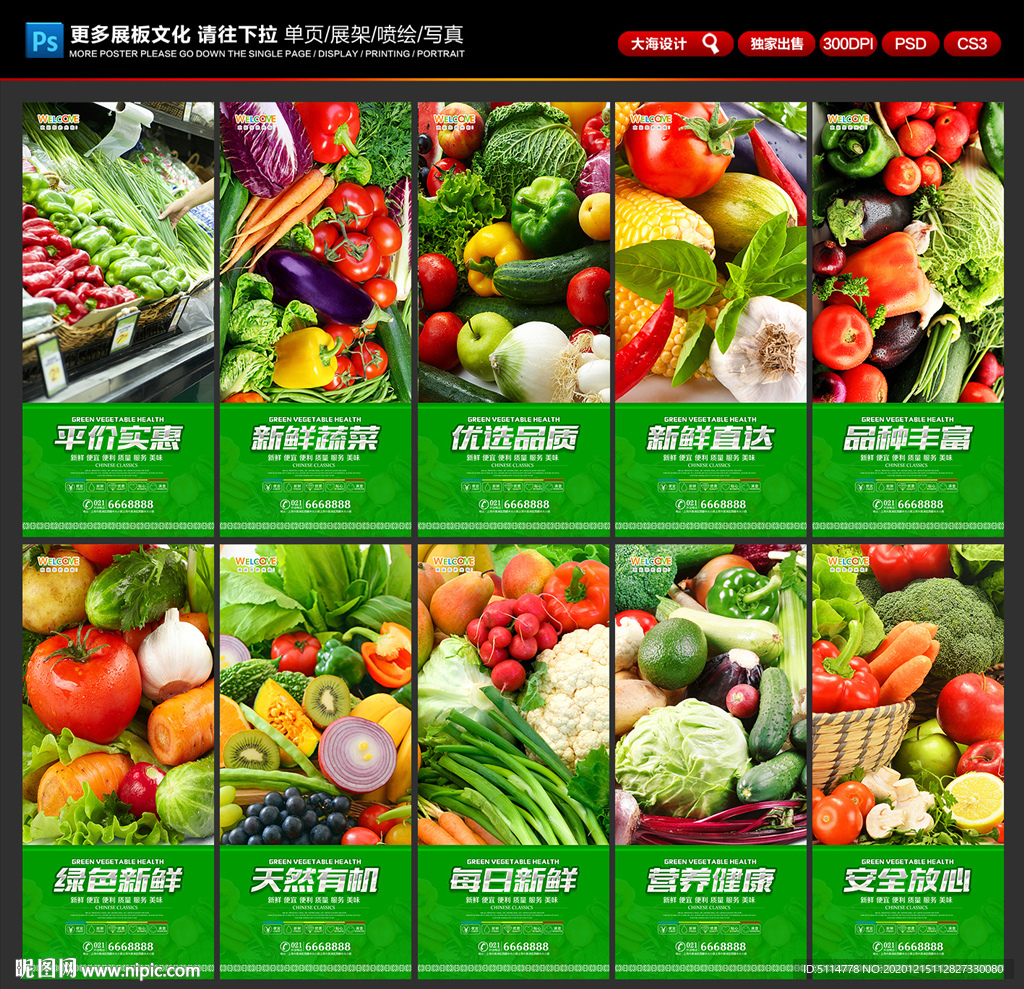 蔬菜蔬菜展板蔬菜海报