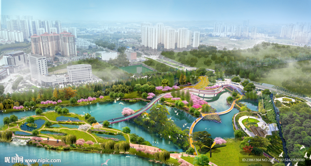湿地公园 城市公园 生态湿地