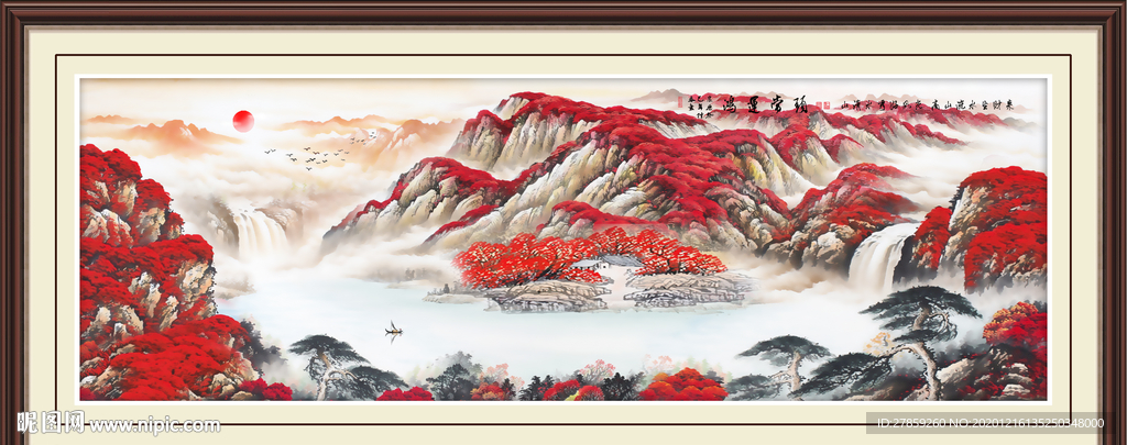 鸿运当头国画鸿运当头