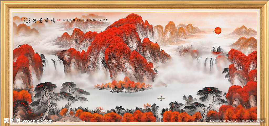 鸿运当头国画鸿运当头