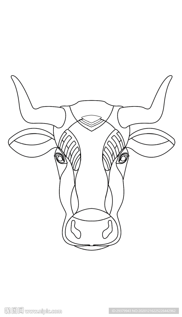 牛头线描