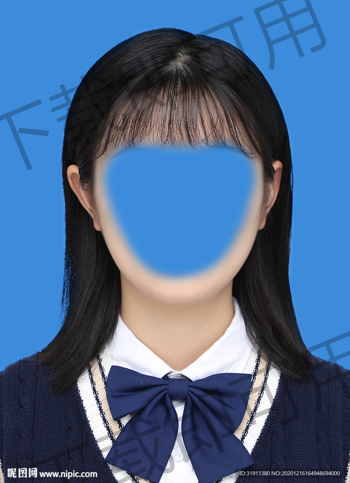 女生jk证件照