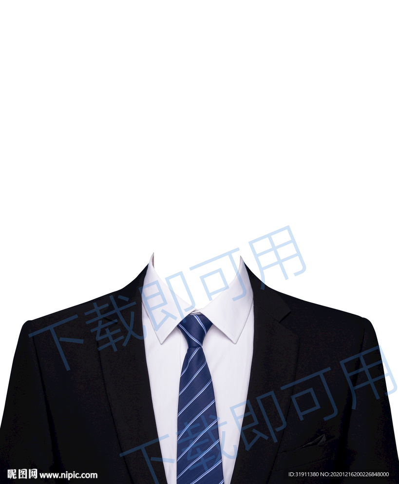 证件照西装模板
