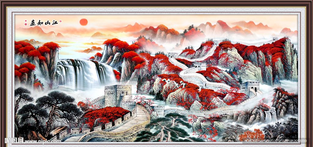 国画山水画国画山水装饰画