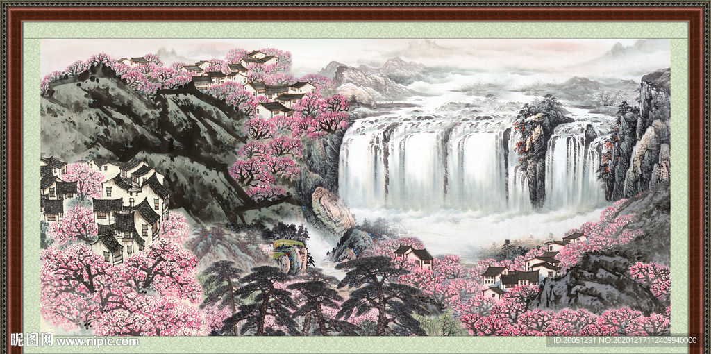聚宝盆山水