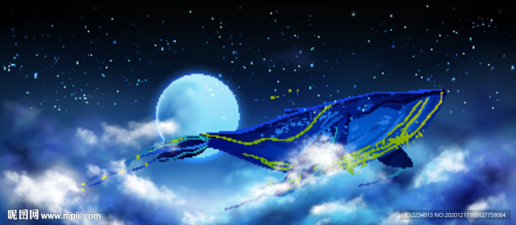 奇幻星空背景墙