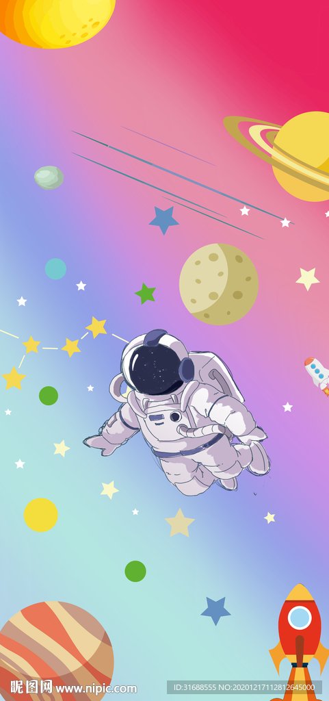 儿童房卡通背景