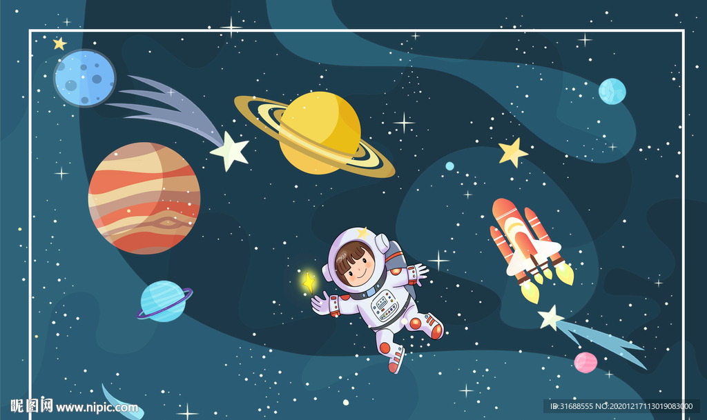 儿童房卡通背景