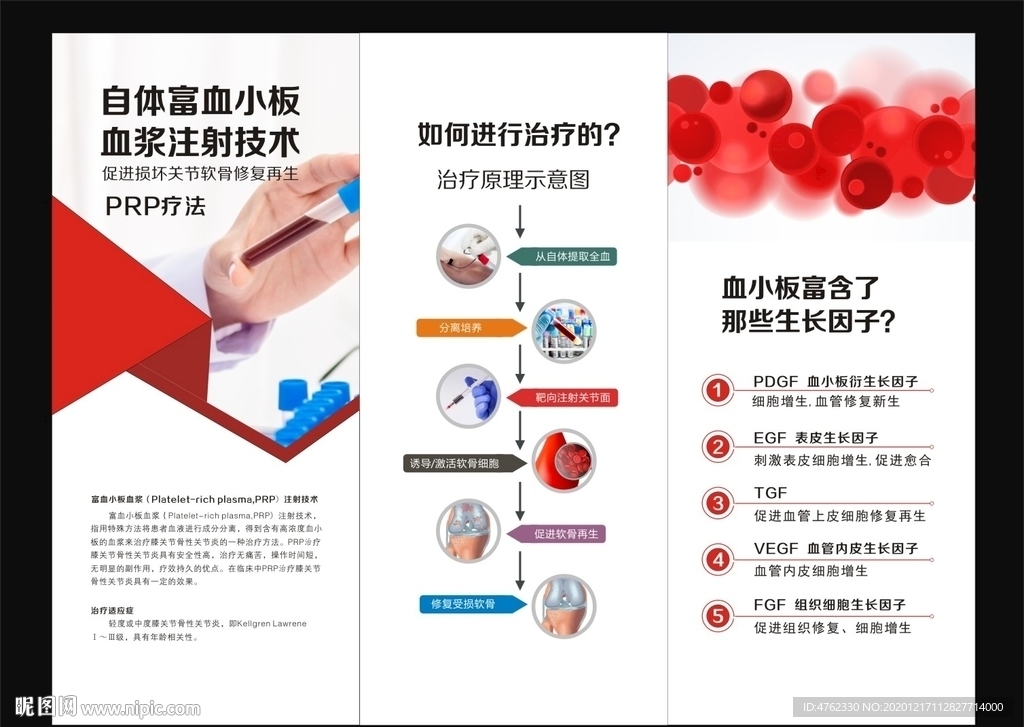 PRP富血小板血浆疗法折页