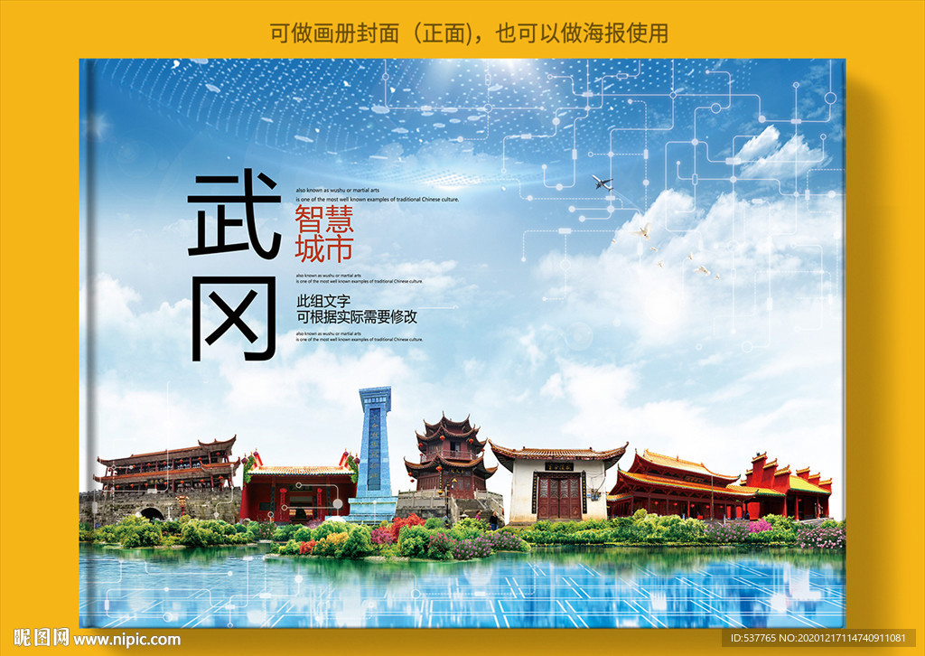 武冈智慧科技创新城市画册封面