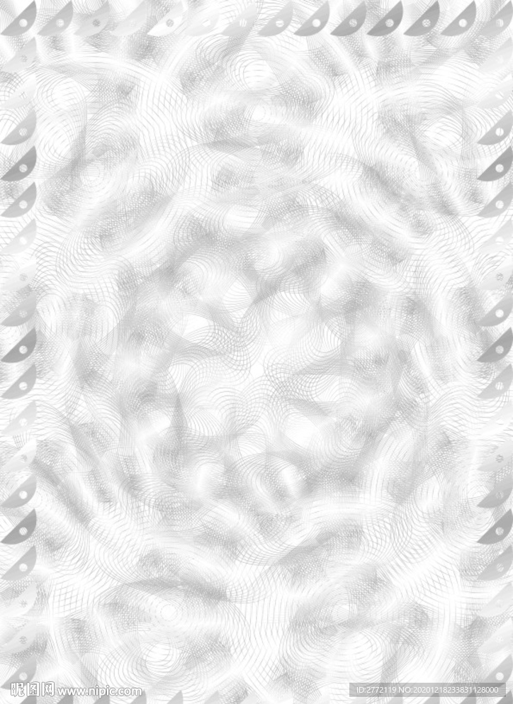 银子 商业证书纹