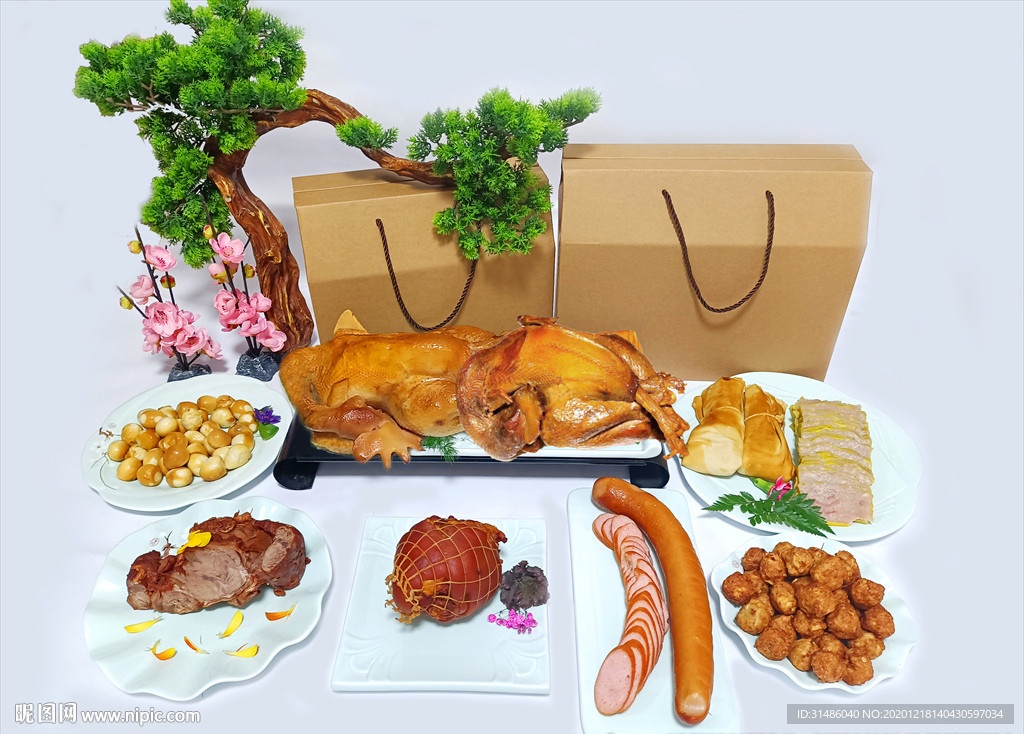 熏鸡熟食礼盒