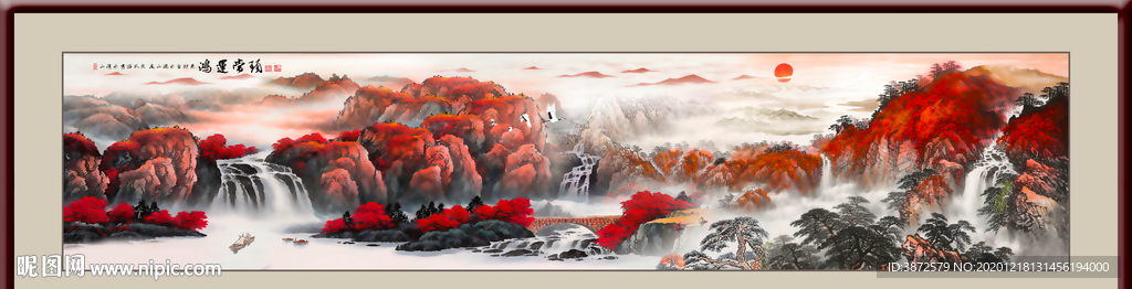 山水画 水墨山水画 意境山水画