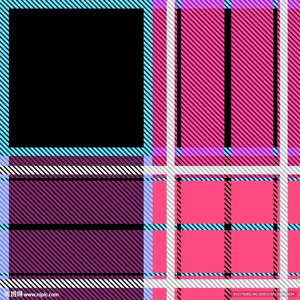 格子 数码印花图片