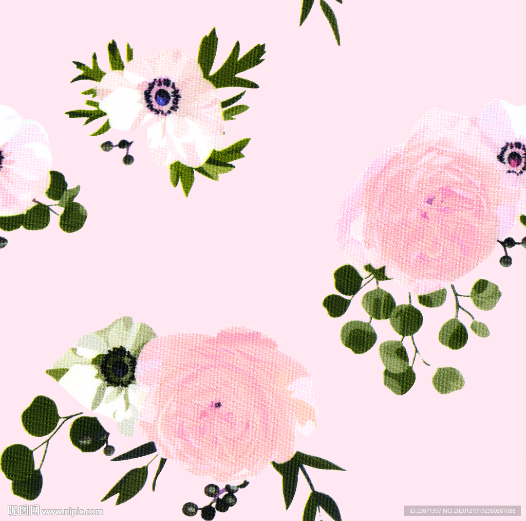 手绘花