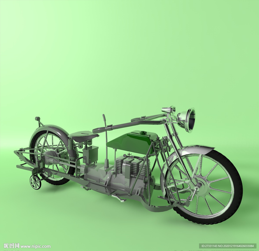 汽车模型 摩托模型 c4d模型