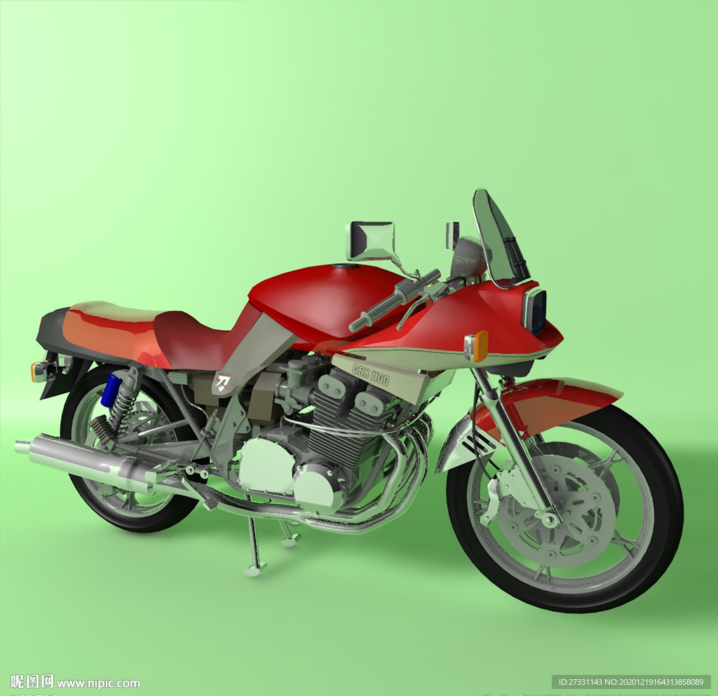 汽车模型 摩托模型 c4d模型