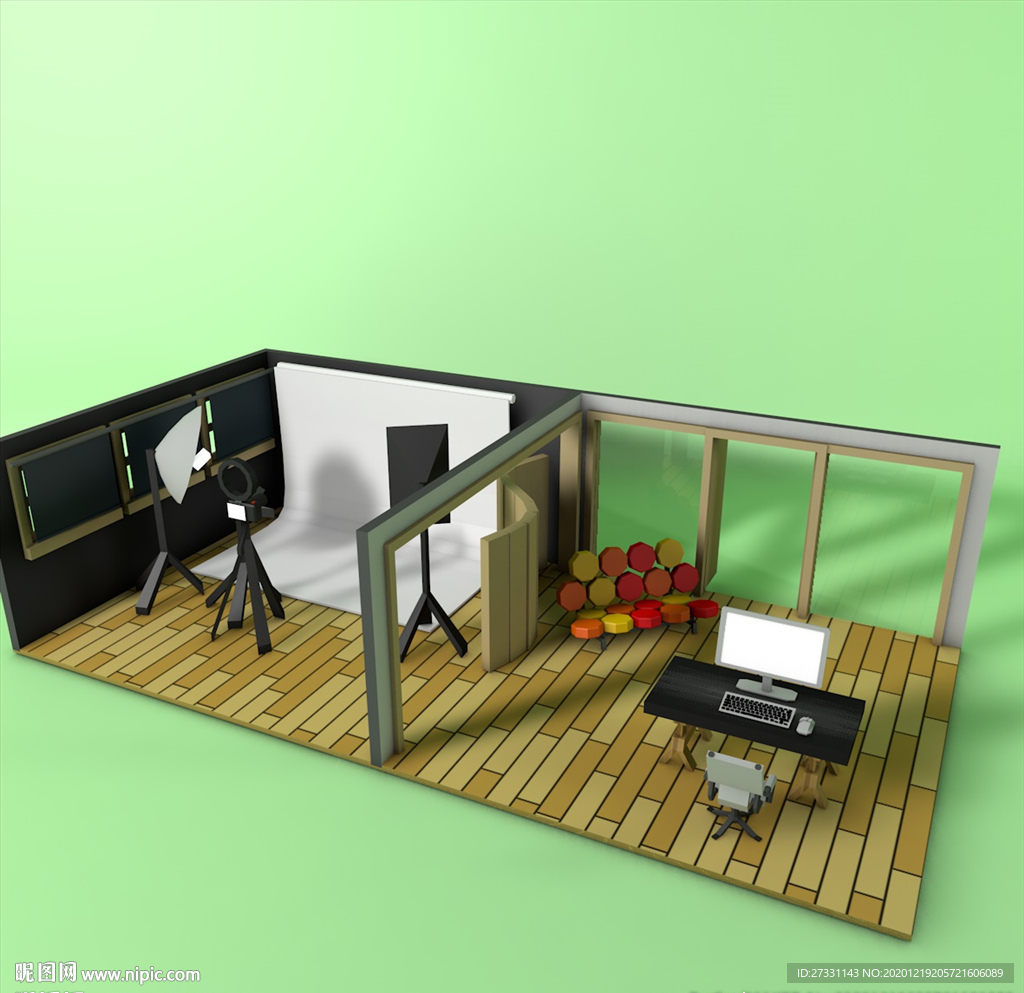 室内模型 办公模型 客厅模型