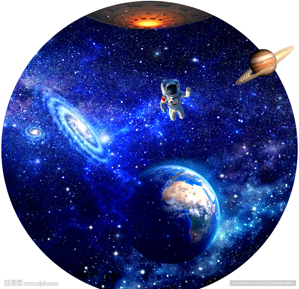 圆形星空