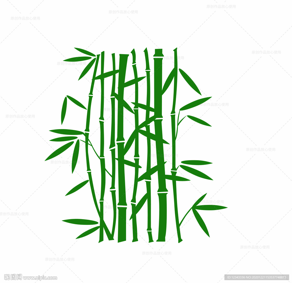 竹子矢量图