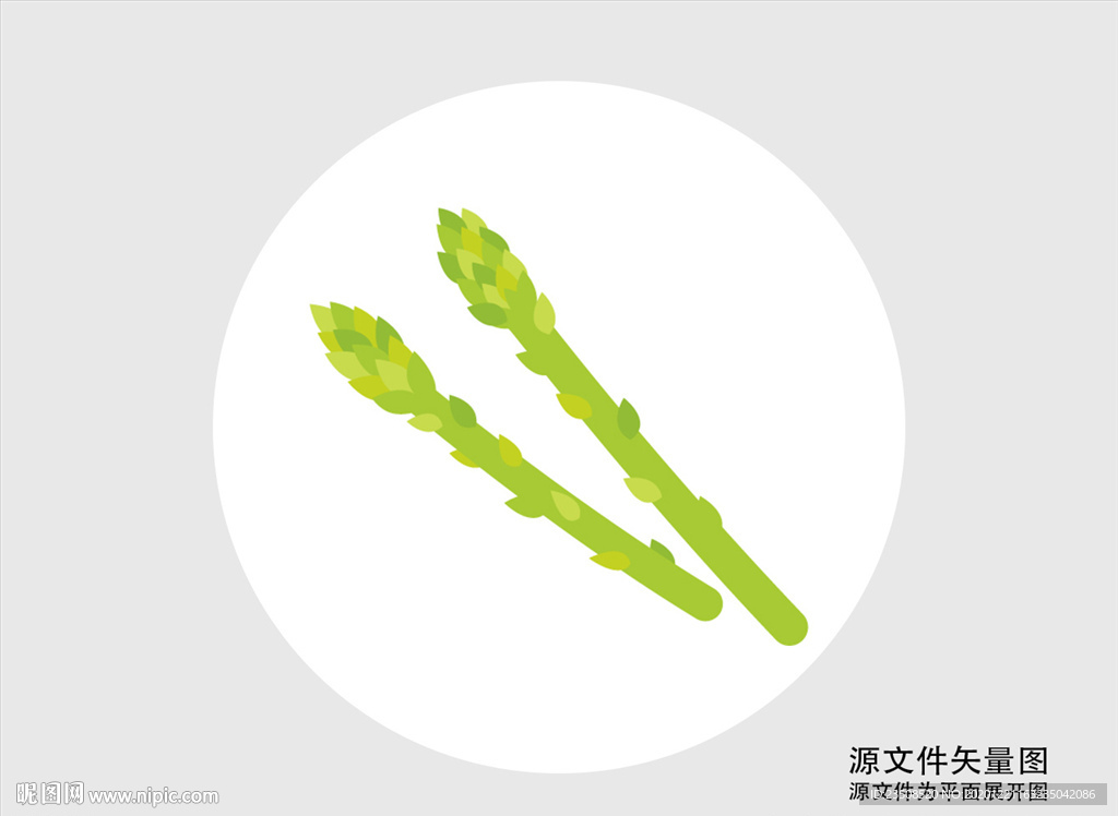 卡通莴笋插画图标