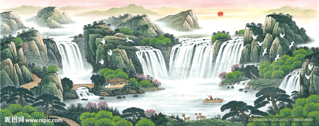 水墨画