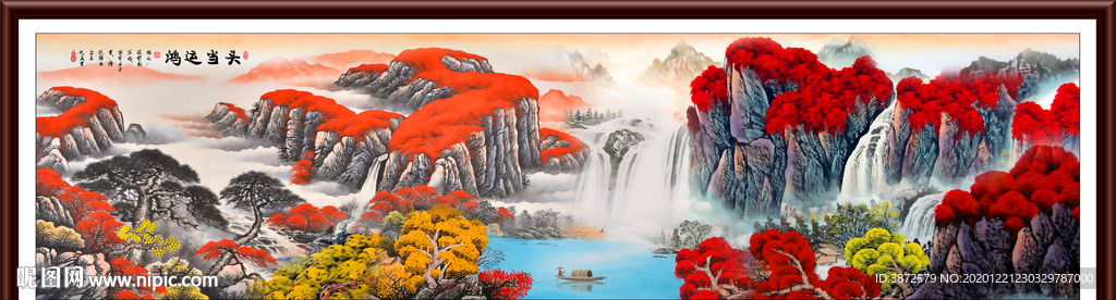 山水画 水墨山水画 意境山水画