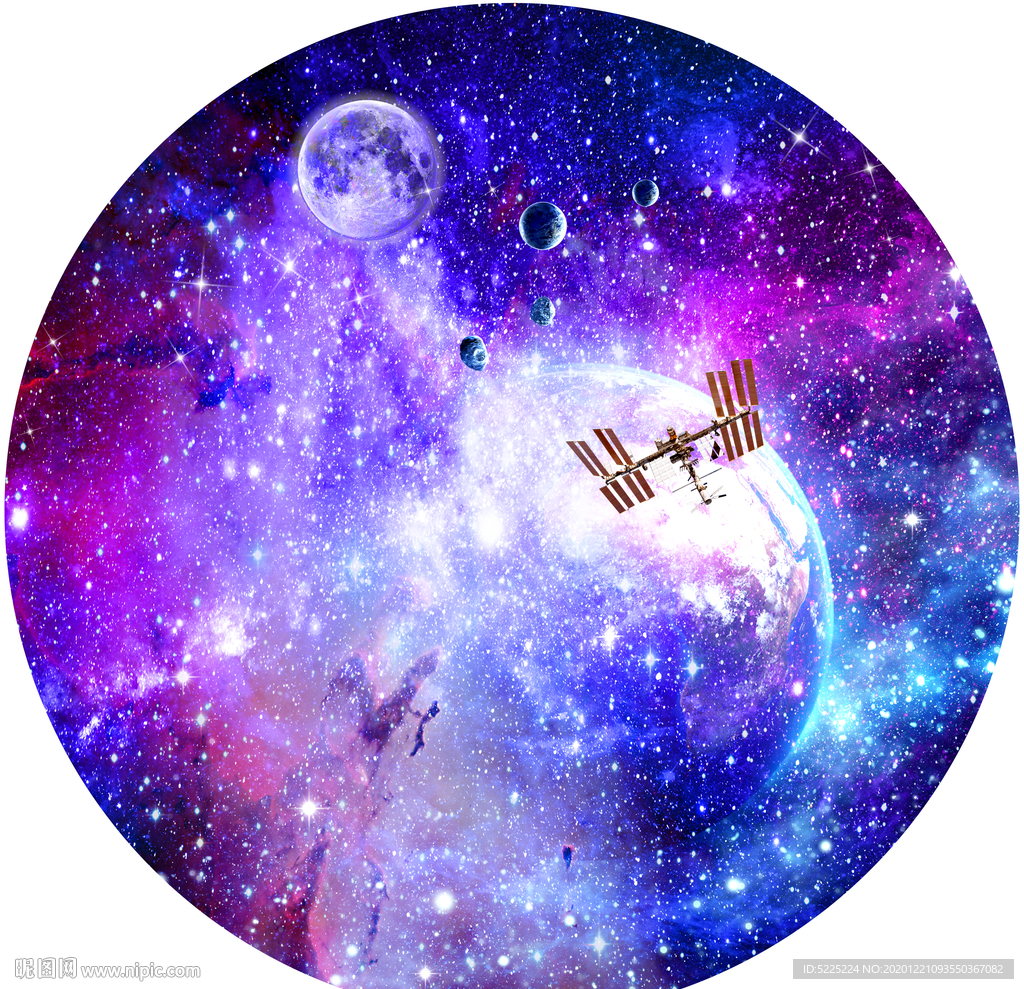 圆形星空