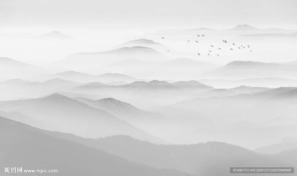 新中式山水画
