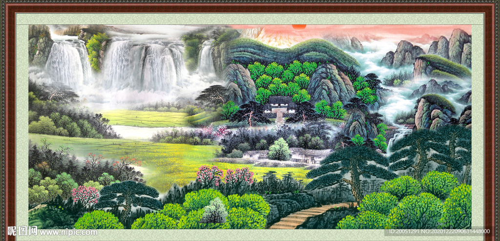 大厅山水画