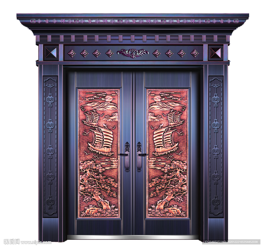仿铜门