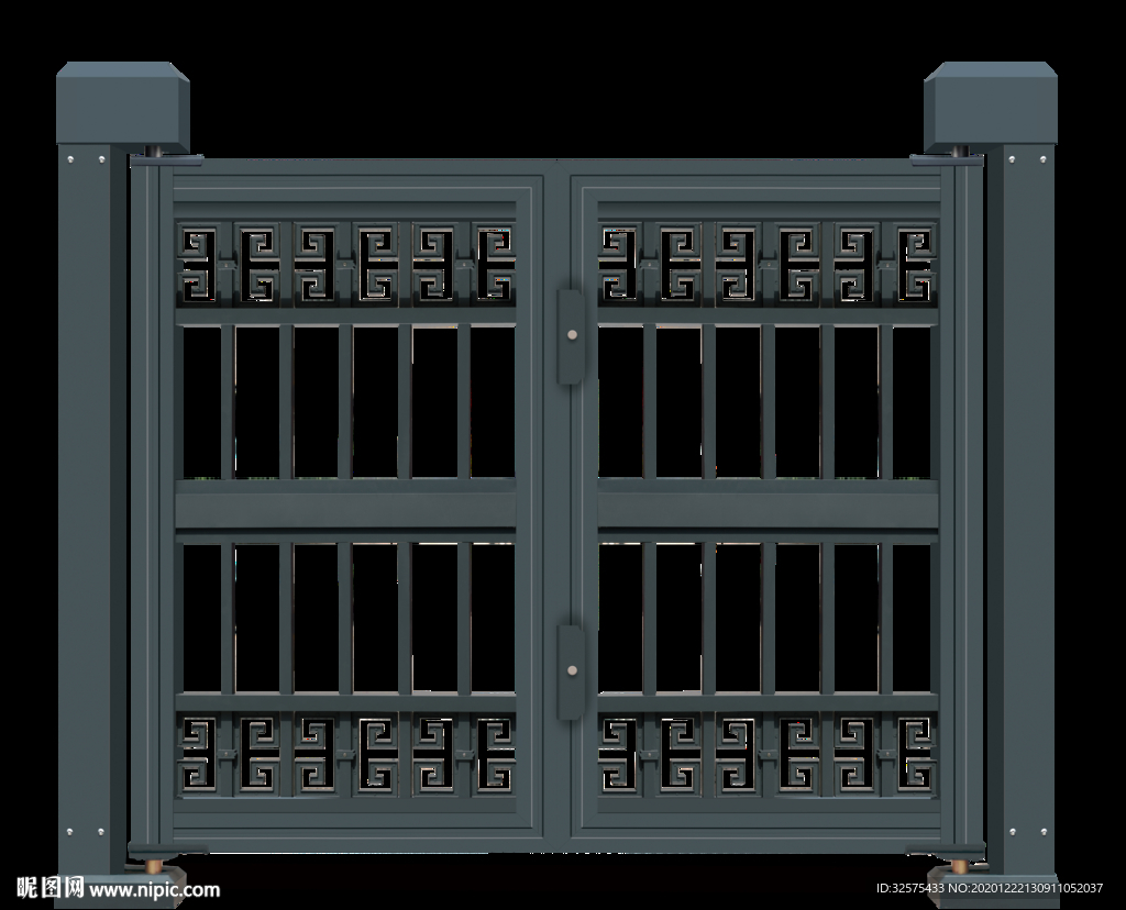 铝艺对开小门（电商图片）