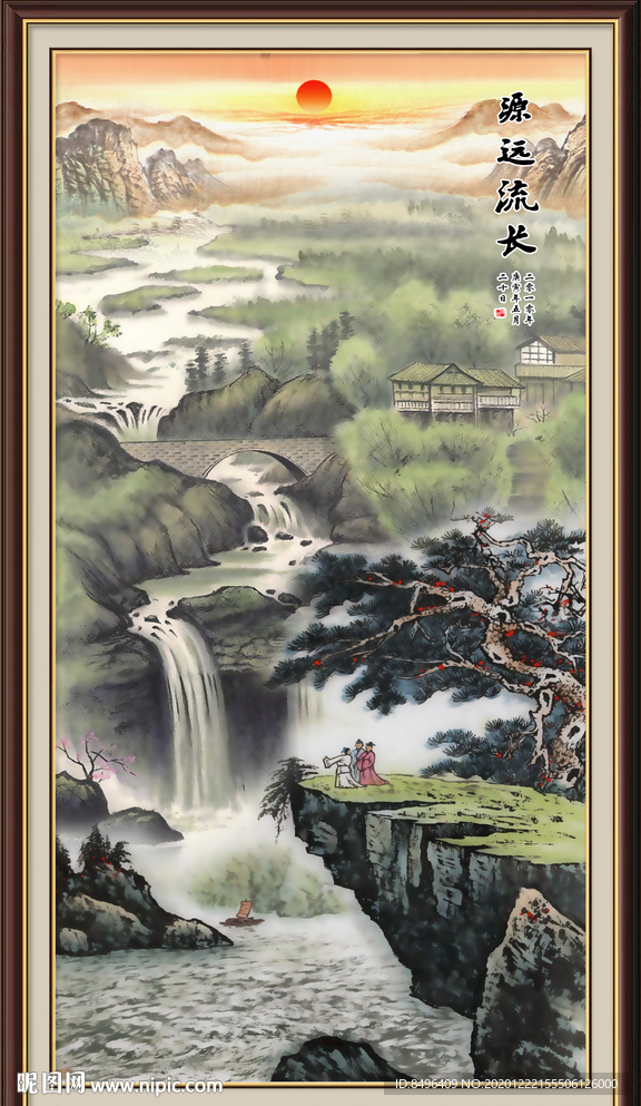 山水画 水墨山水画 意境山水画