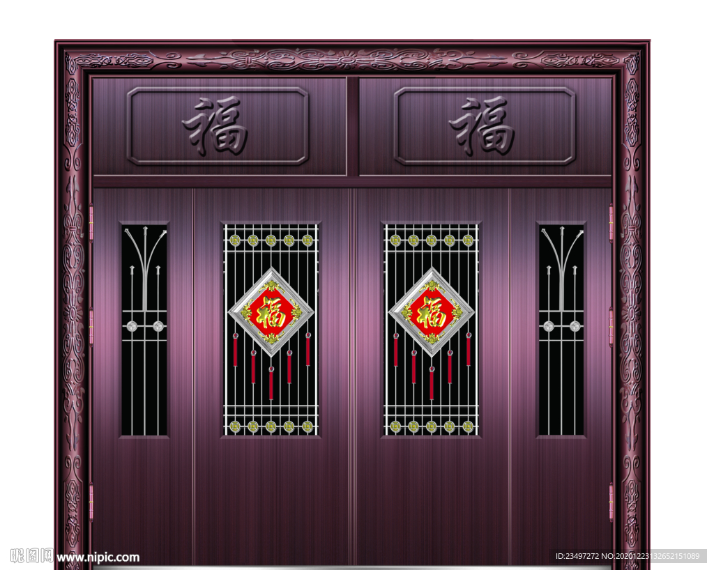 仿铜门