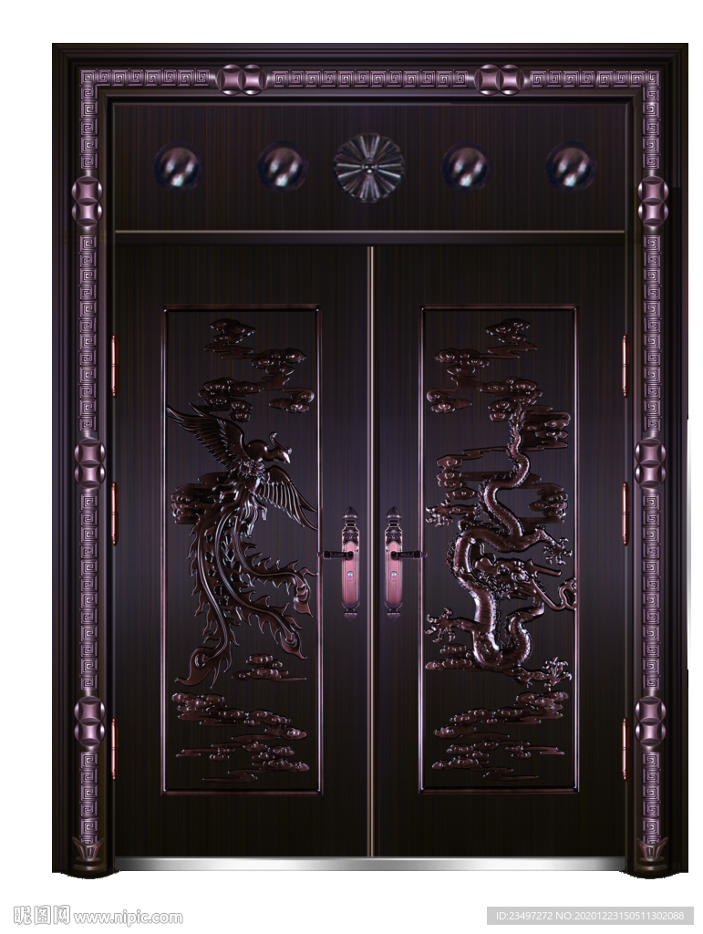 仿铜门