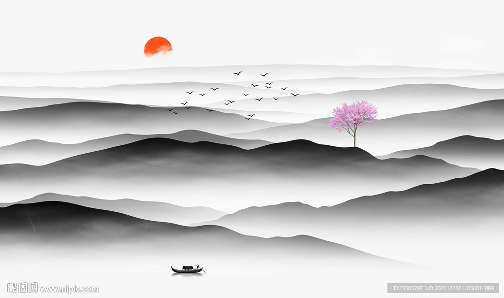 水墨山水