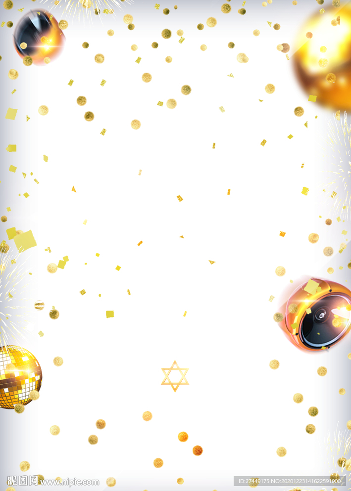 金色美容海报