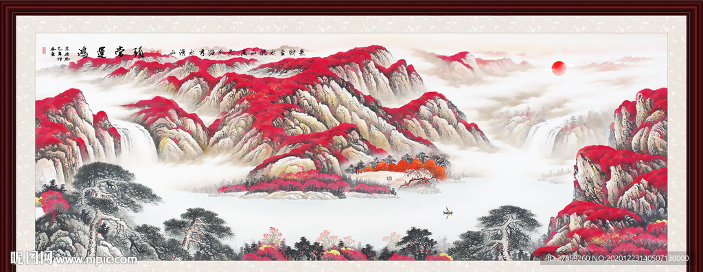 聚宝盆国画聚宝盆